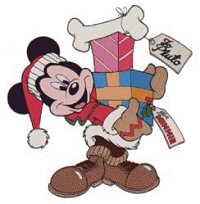 mouse with gifts