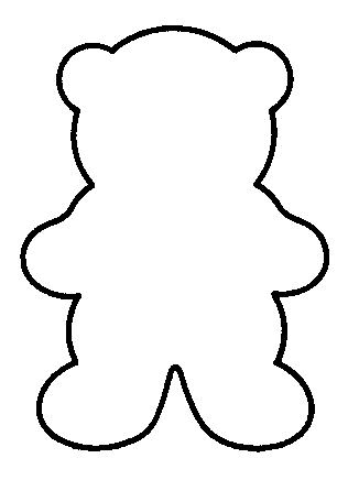 beginner printable easy teddy bear pattern