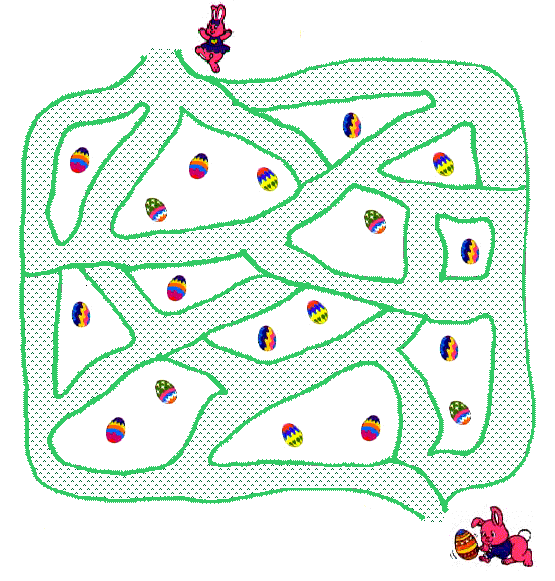 easter rabbit maze